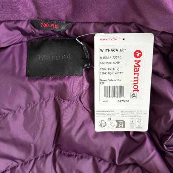 ❄️NWT❄️Women's Marmot Ithaca Down Puffer Jacket with Faux Fur❄️ - Picture 9 of 14